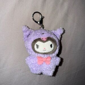 Kuromi Plush Keychain
